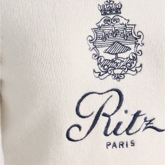 Sold-FRAME x Ritz Paris Cashmere Sweater - Picture 3 of 8